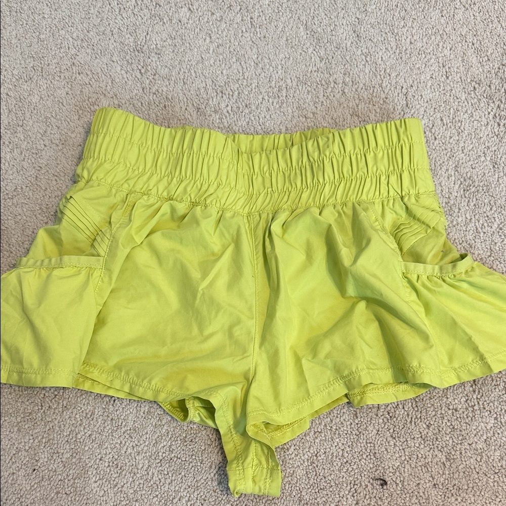 Women's Get Your Flirt on Shorts Color: Limeade